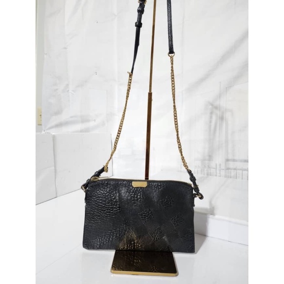 Authentic BURBERRY Shoulder/Crossbody Bag Leather Black - Picture 6 of 14